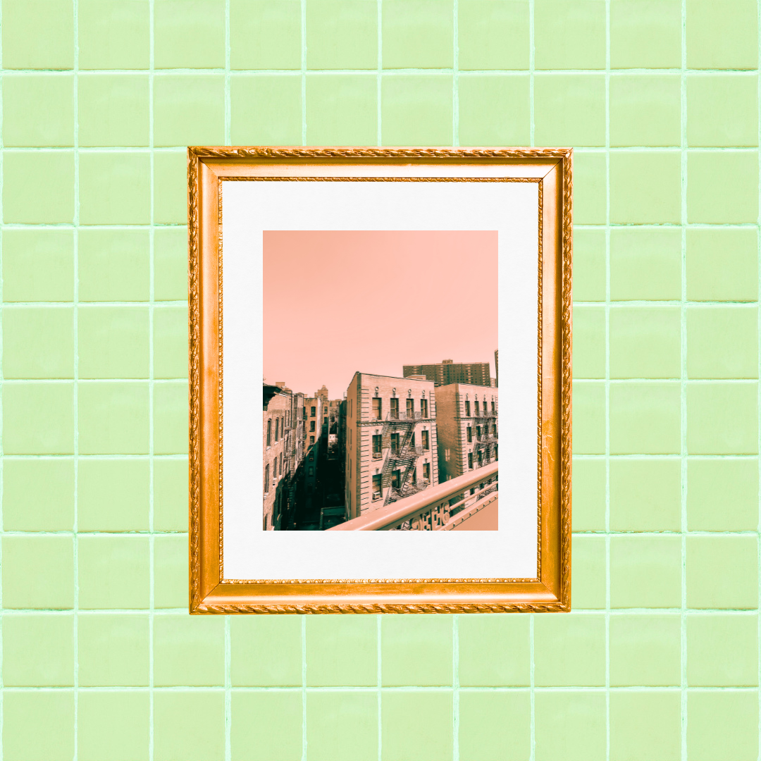 ‘West Harlem’ Art Print by Gabbi Rae (8x10" print in an 11x14" mat)