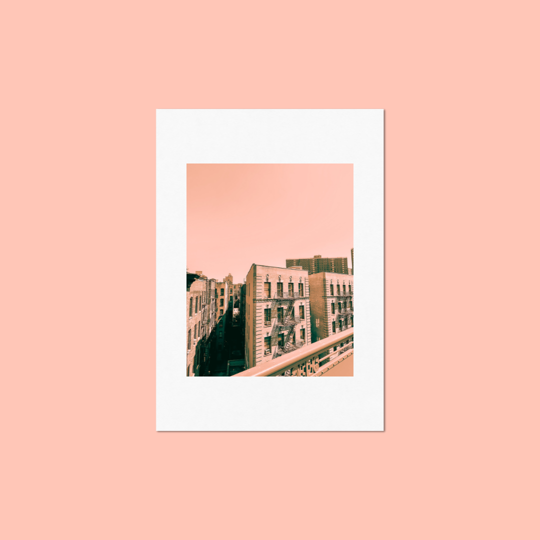 ‘West Harlem’ Art Print by Gabbi Rae (8x10" print in an 11x14" mat)