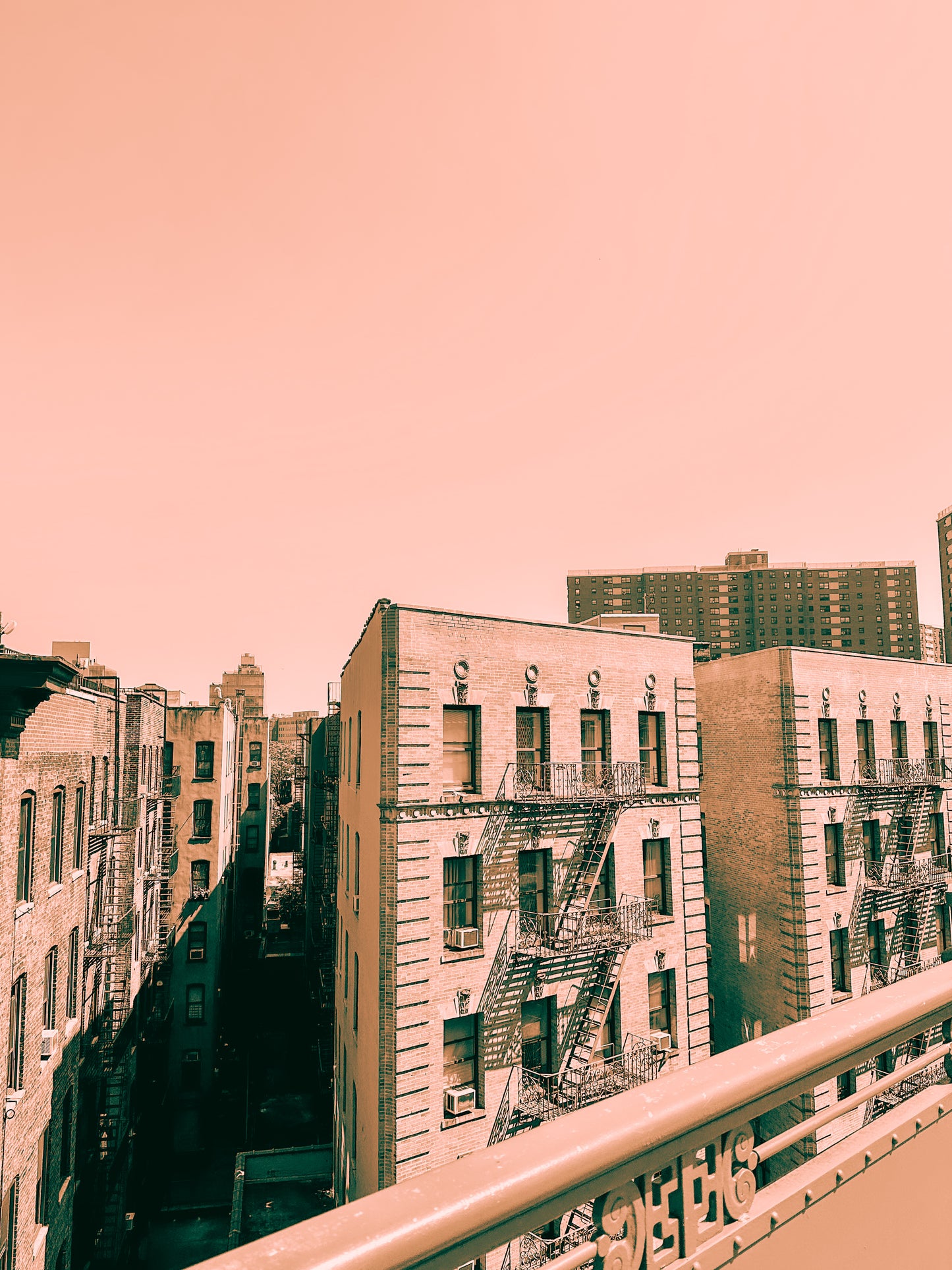 ‘West Harlem’ Art Print by Gabbi Rae (8x10" print in an 11x14" mat)