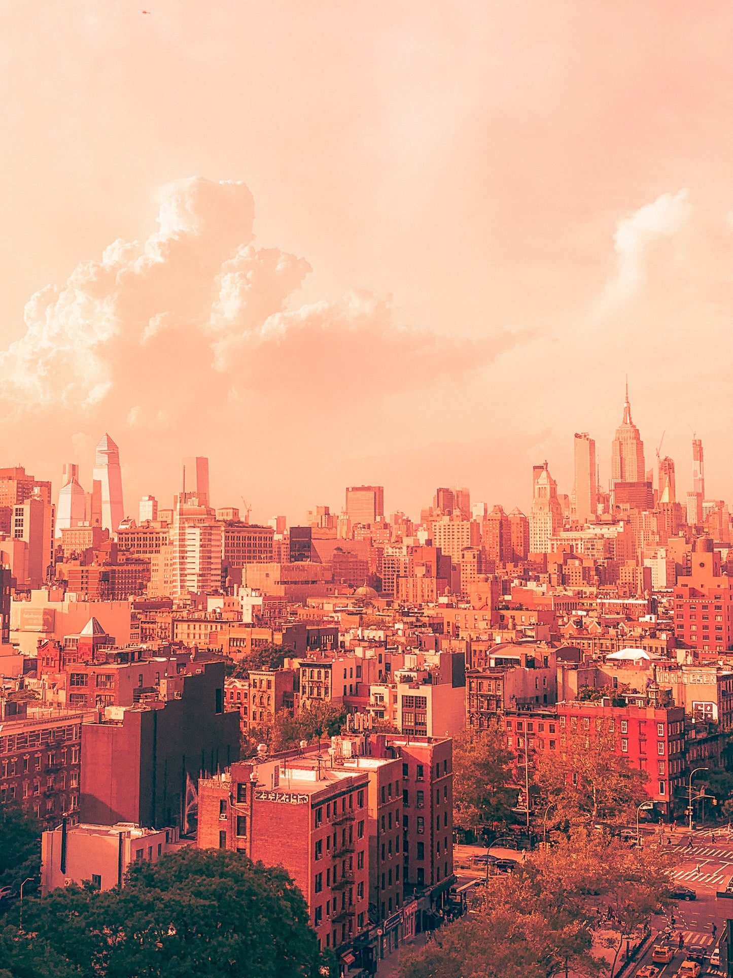 ‘New York City' Art Print by Gabbi Rae (8x10" print in an 11x14" mat)