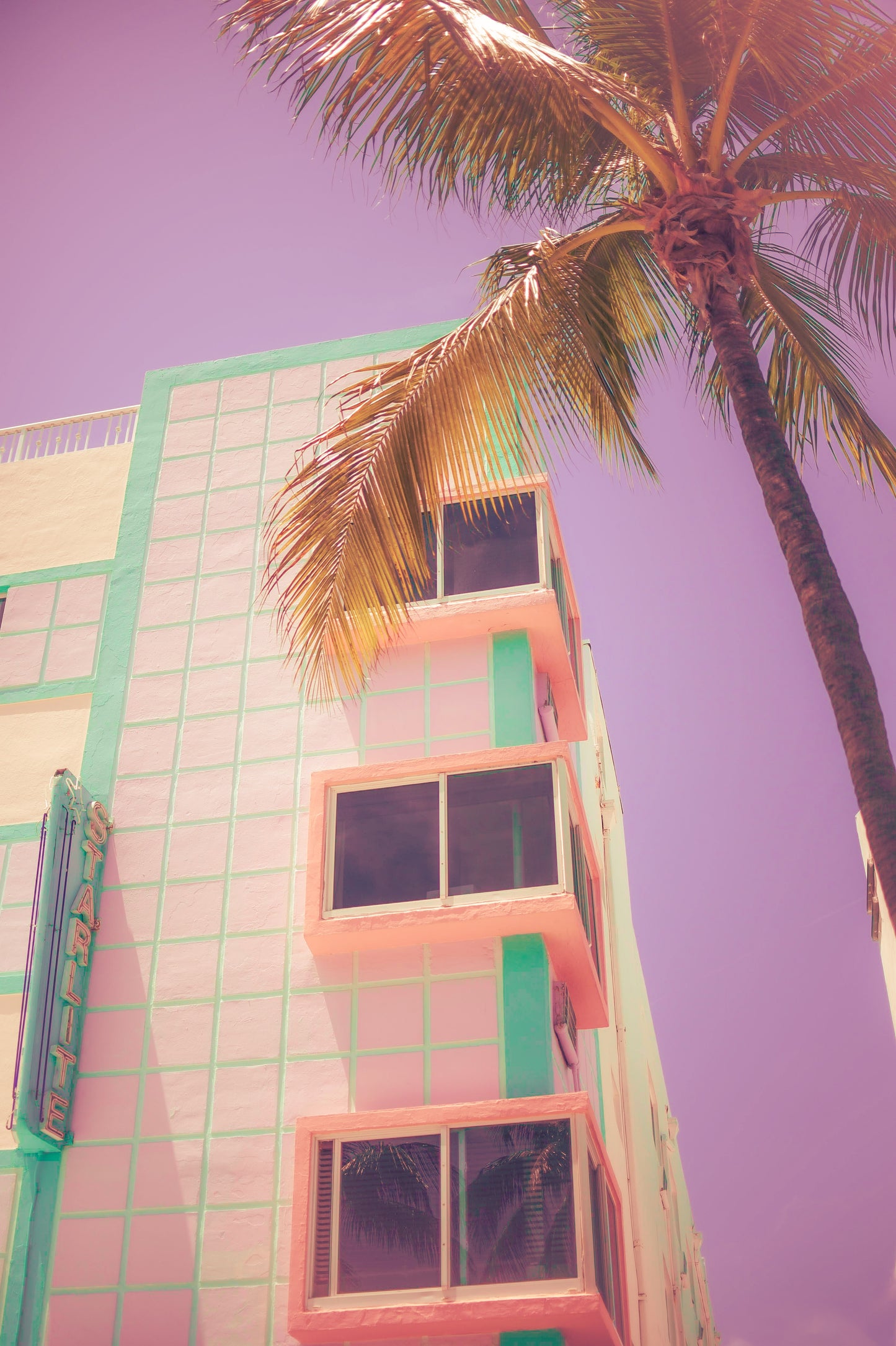'Lavender Skies' Art Print by Gabbi Rae (8x10" print in an 11x14" mat)